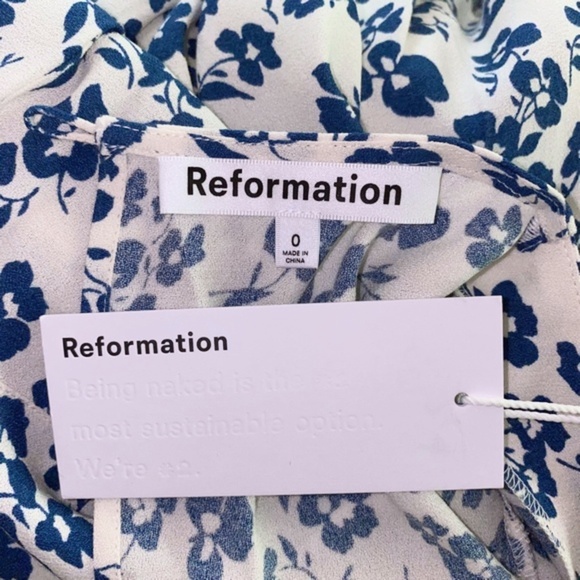 NEW Reformation Fauna Dress Milanesa 0 - Picture 10 of 16